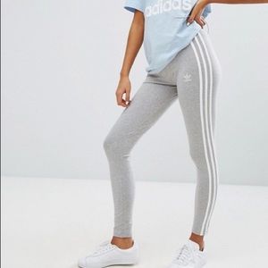 Adidas 3 stripe legging
